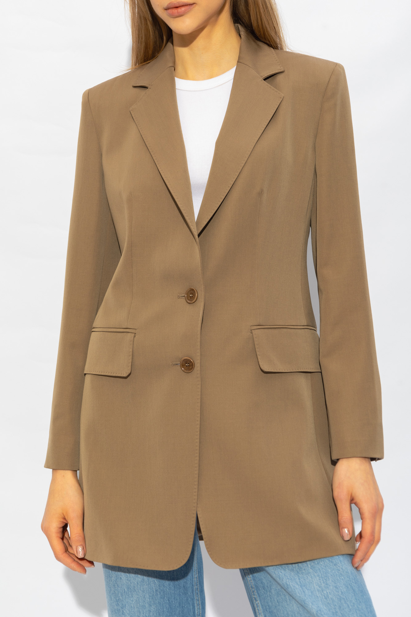 アウターその他 MAX MARA Woman Blazer Leather 2511041071600 014 MAX MARA Woman Blazer Leather 2511041071600 014 (Max Mara